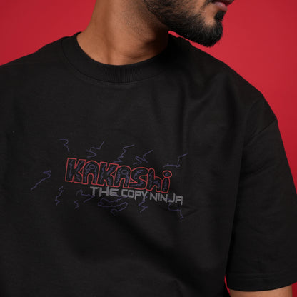 Kakashi The Copy Ninja Anime Oversized Tee