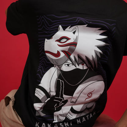 Kakashi The Copy Ninja Anime Oversized Tee