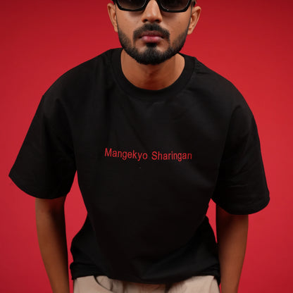 Mangekyo Sharingan Narut0 Anime Oversized Tee