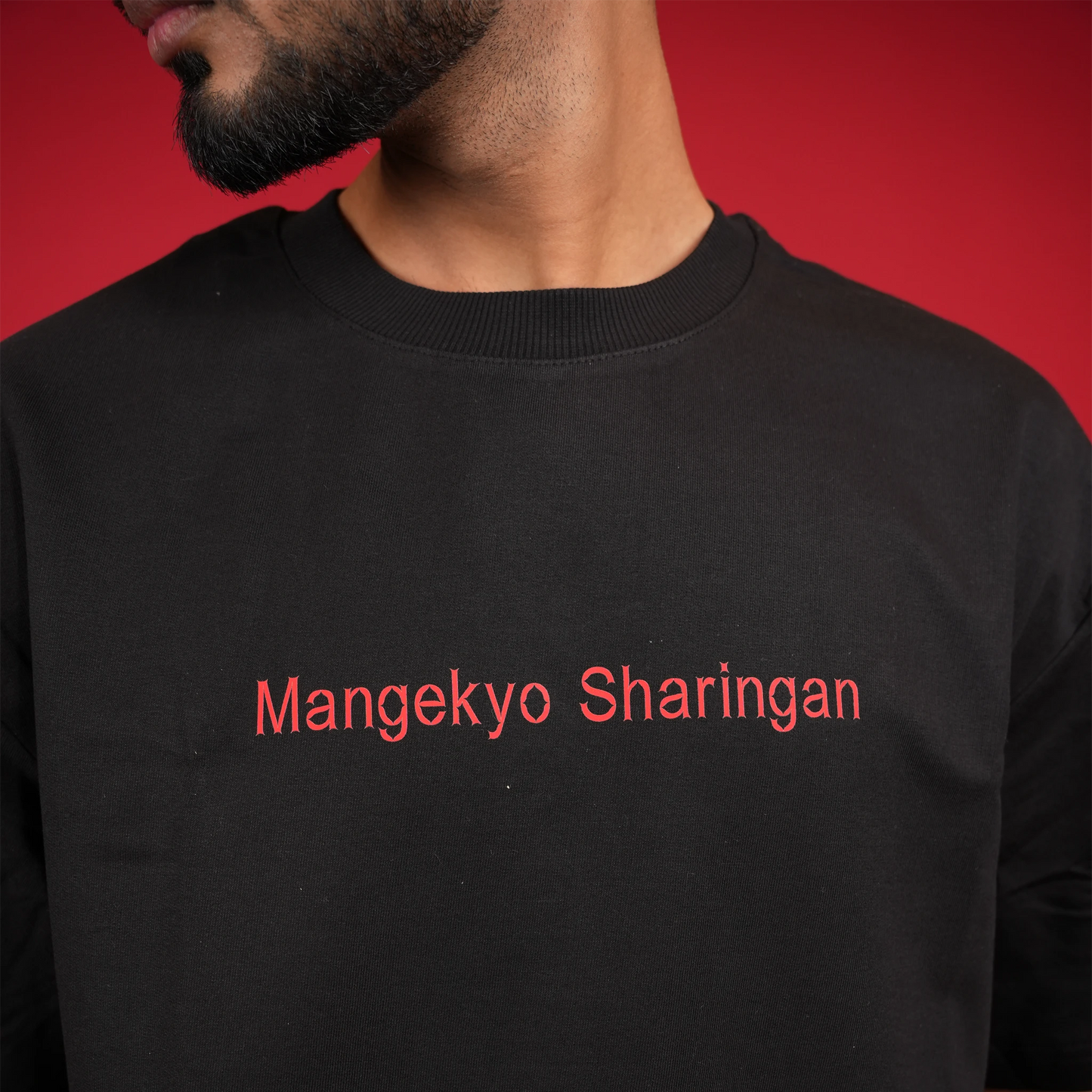 Mangekyo Sharingan Narut0 Anime Oversized Tee