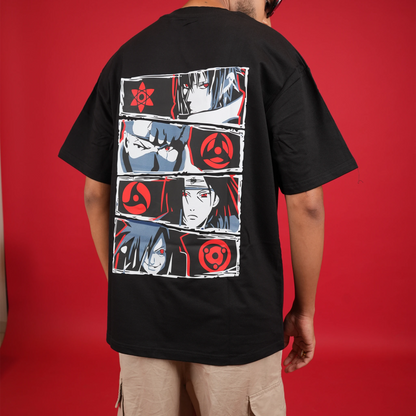 Mangekyo Sharingan Narut0 Anime Oversized Tee