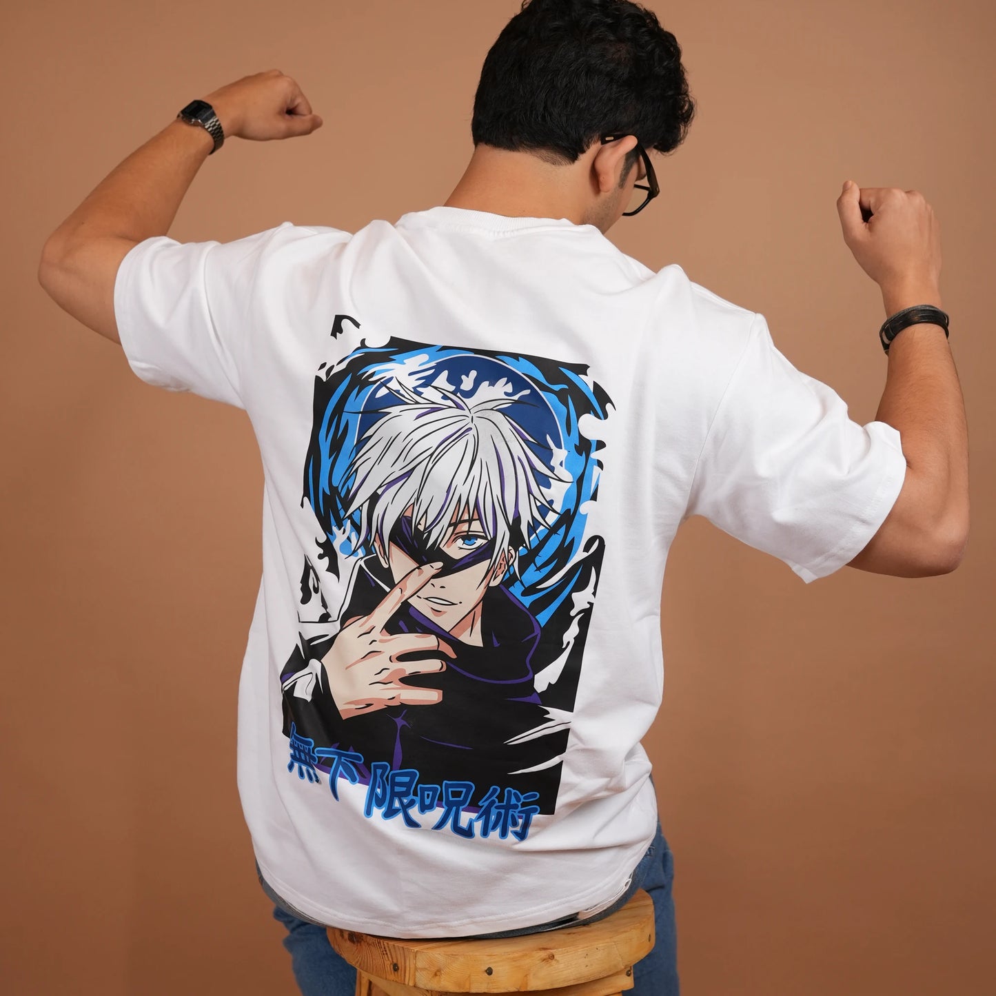 Saturo Gojo Anime Oversized Tee