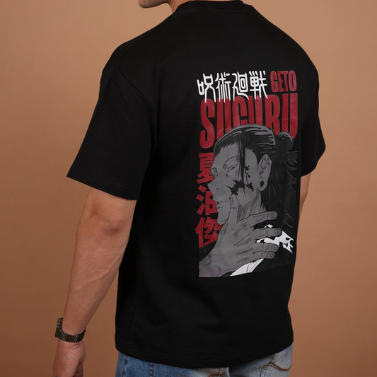 Geto Powerful Sorcerer Jujutsu Kaisen Anime Oversized Tee